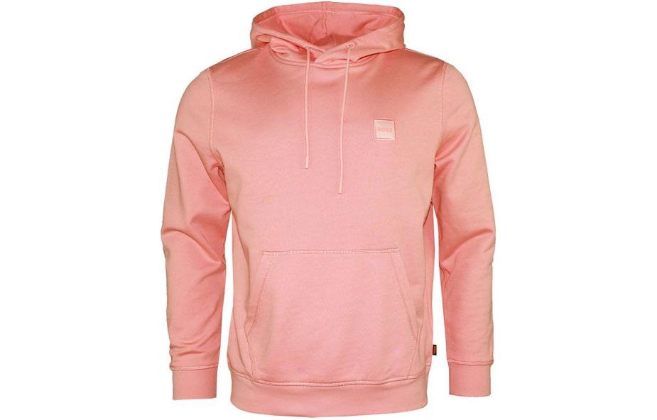 HUGO BOSS SS22 Orange Cotton Hoodie Long Sleeve Sweatshirt 50468445-630