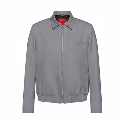HUGO BOSS SS22 Slim-Fit Casual Jacket Gray 50471825-021
