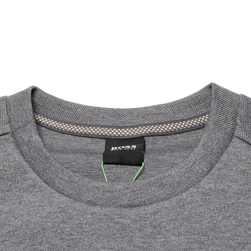 Sizing HUGO BOSS SS22 純色標誌圓領長袖運動衫 淺灰色 50455074-031