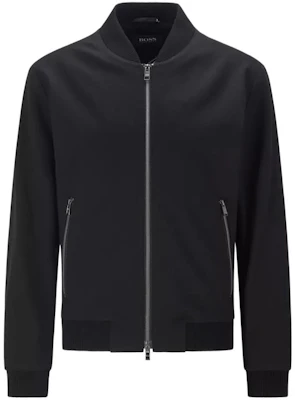 HUGO BOSS SS22 Jaket Slim Fit Pria Hitam Elastis. 50464777-001 Order HUGO BOSS SS22 Jaket Slim Fit Pria Hitam Elastis. 50464777-001