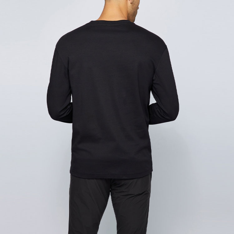 HUGO BOSS SS22 Tiger Graphic Long Sleeve Crew Neck T-Shirt Black 50463004-001 圖 4