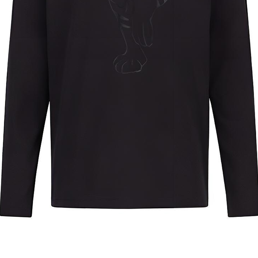 HUGO BOSS SS22 Tiger Graphic Long Sleeve Crew Neck T-Shirt Black 50463004-001 圖 7