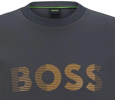 HUGO BOSS SS23 3D 刺繡標誌圓領長袖衛衣 深灰色 50493511-027 Sizing HUGO BOSS SS23 3D 刺繡標誌圓領長袖衛衣 深灰色 50493511-027