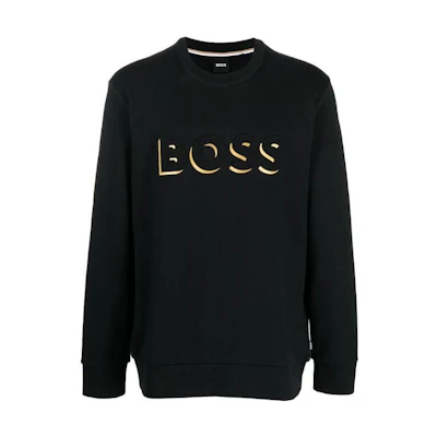 HUGO BOSS SS23 3D Logo Pullover Sweatshirt Black 50489600-001