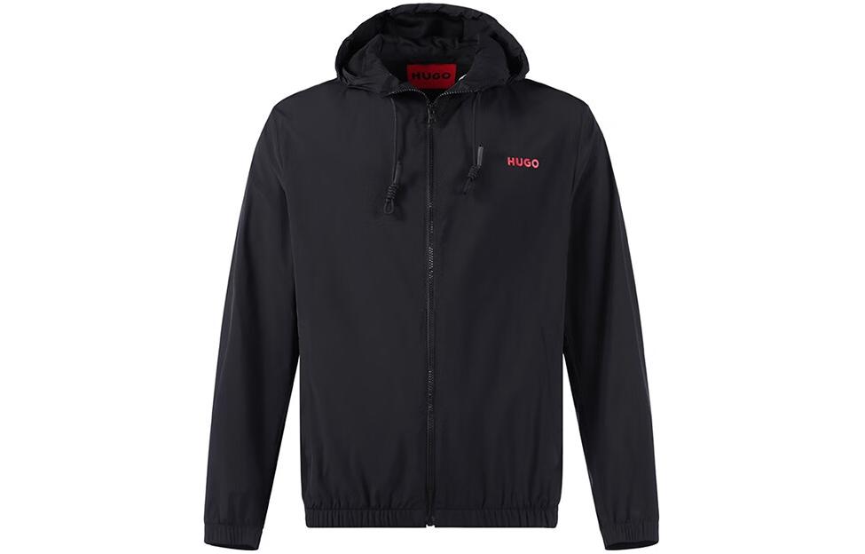 HUGO BOSS SS23  Black Logo Print Hooded Jacket. 50471359-001 圖 2