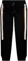 HUGO BOSS SS23 Black Striped Knit Jogger Pants Casual Style 50494609-001 HUGO BOSS SS23 Black Striped Knit Jogger Pants Casual Style 50494609-001