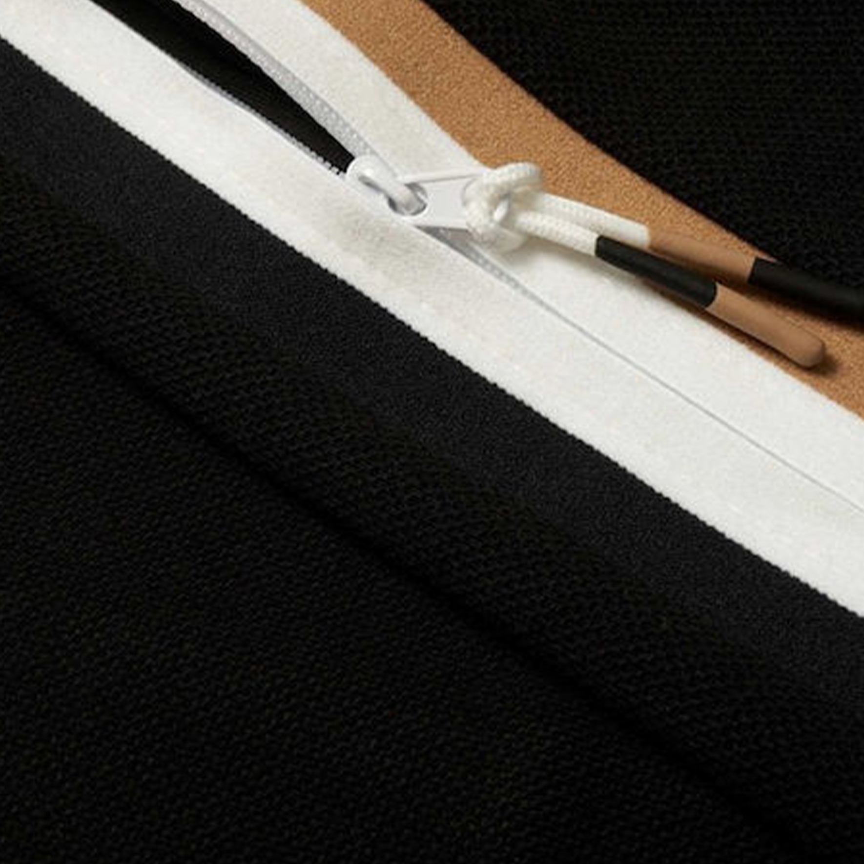 Cheap HUGO BOSS SS23  Black Striped Knit Jogger Pants Casual Style 50494609-001