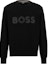 Order HUGO BOSS SS23 Black Sweatshirt with Letter Logo Design. 50494091-001