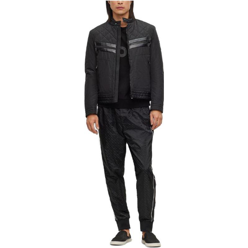 Lookbook HUGO BOSS SS23  Black Sweatshirt with Letter Logo Design. 50494091-001