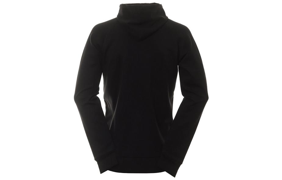 Lookbook HUGO BOSS SS23  Black Zip-Up Hoodie with Solid Letter Embroidery. 50482888-001