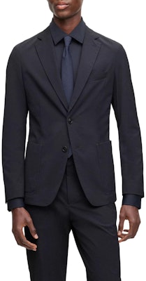 HUGO BOSS SS23 Set Blazer & Seluar Biru Gelap Single-Breasted Lelaki. 50497234-404 Lookbook HUGO BOSS SS23 Set Blazer & Seluar Biru Gelap Single-Breasted Lelaki. 50497234-404