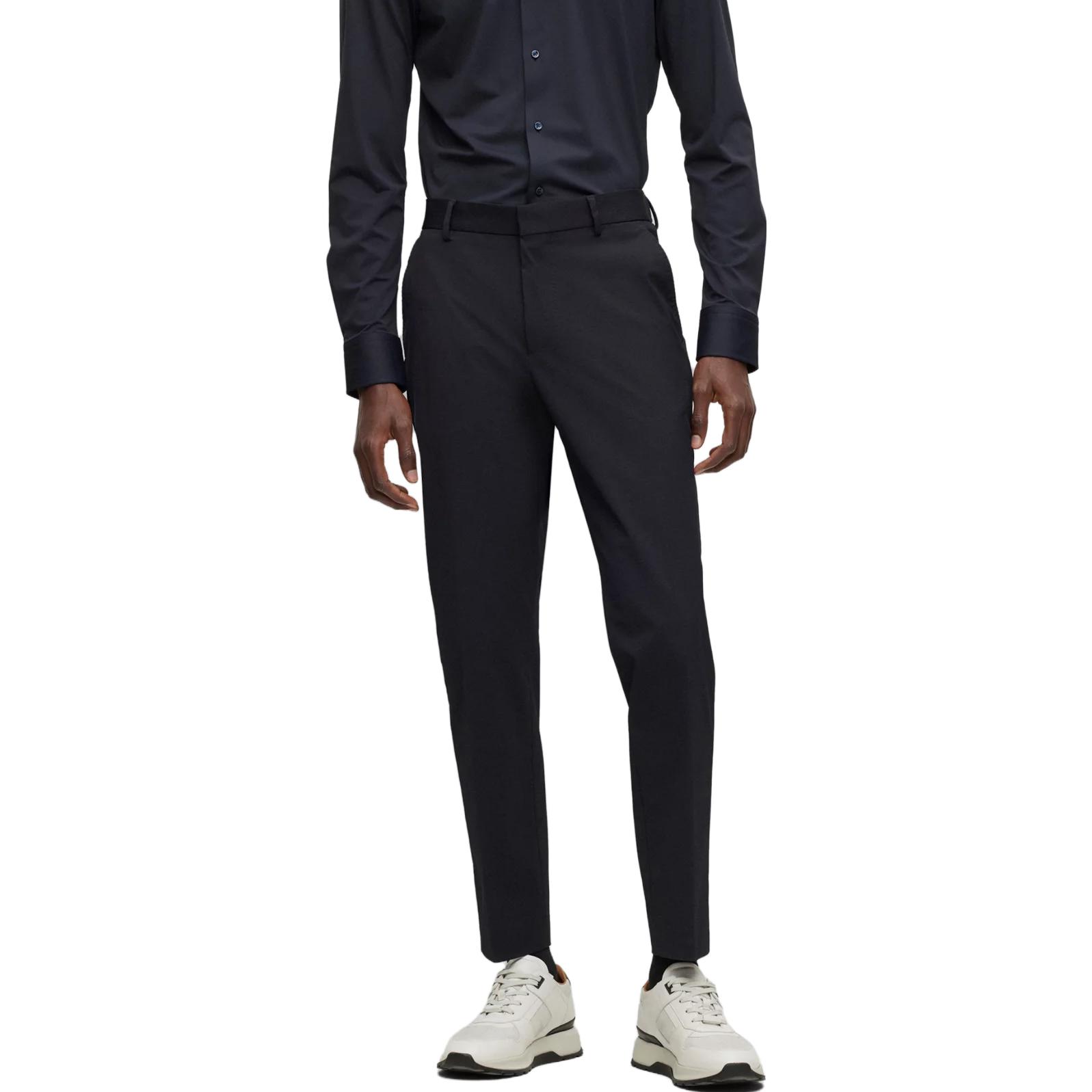 Details for HUGO BOSS SS23 Set Blazer & Seluar Biru Gelap Single-Breasted Lelaki. 50497234-404