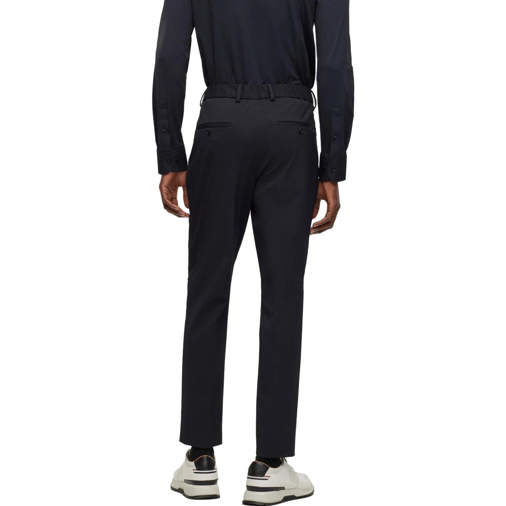 Sizing HUGO BOSS SS23 Set Blazer & Seluar Biru Gelap Single-Breasted Lelaki. 50497234-404