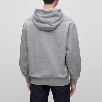 HUGO BOSS SS23 灰色標誌印花長袖套頭衛衣 50472985-041 Shop HUGO BOSS SS23 灰色標誌印花長袖套頭衛衣 50472985-041