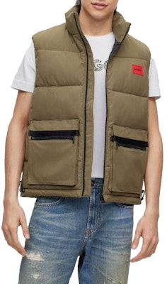 휴고 보스 SS23 라이트 그린 퍼퍼 베스트 레드 로고 패치. 50493106-345 Shop 휴고 보스 SS23 라이트 그린 퍼퍼 베스트 레드 로고 패치. 50493106-345