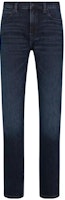 HUGO BOSS SS23 Logo Patch Five-Pocket Jeans Dark Blue 50481359-410 HUGO BOSS SS23 Logo Patch Five-Pocket Jeans Dark Blue 50481359-410