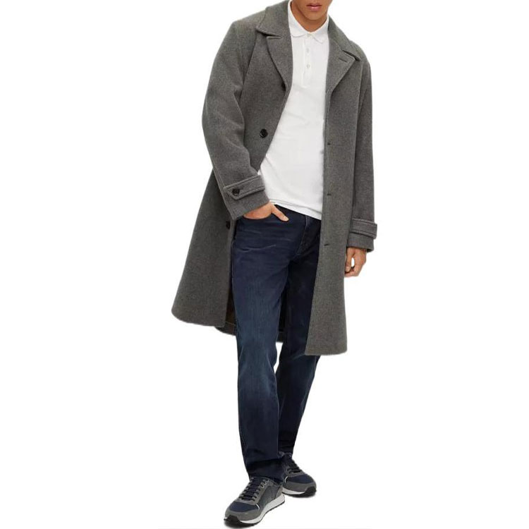 Lookbook HUGO BOSS SS23 標誌貼章五袋牛仔褲 深藍色 50481359-410