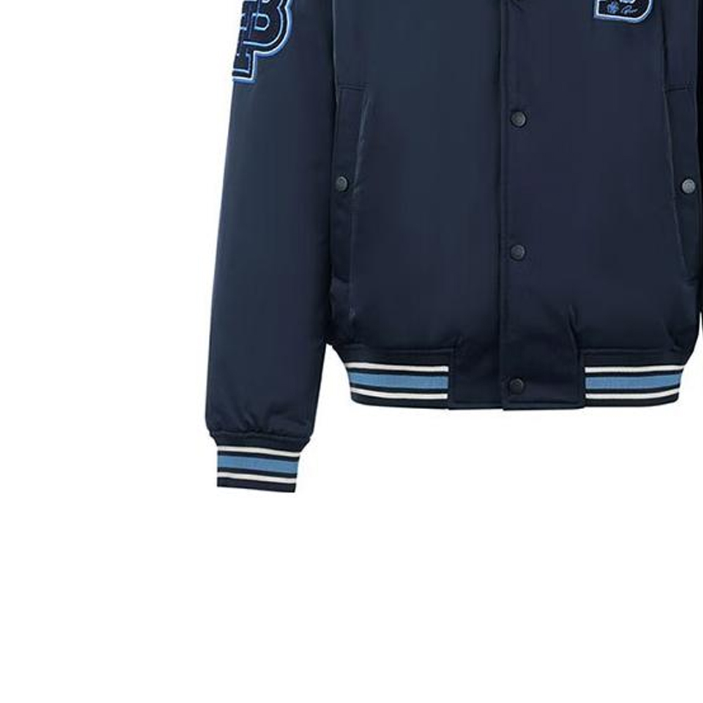 HUGO BOSS SS23  Navy Blue Letter Print Casual Baseball Jacket. 50481099-404 圖 5