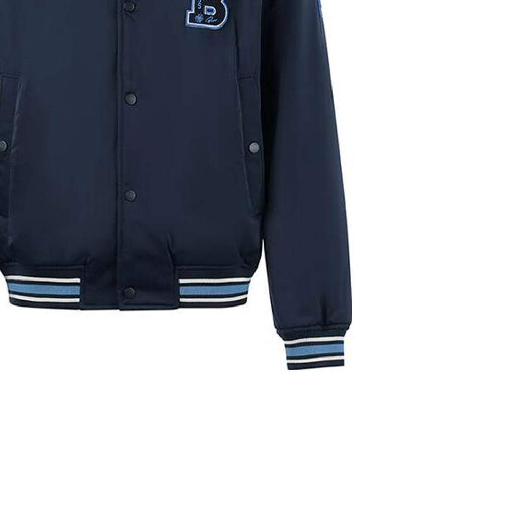HUGO BOSS SS23  Navy Blue Letter Print Casual Baseball Jacket. 50481099-404 圖 7