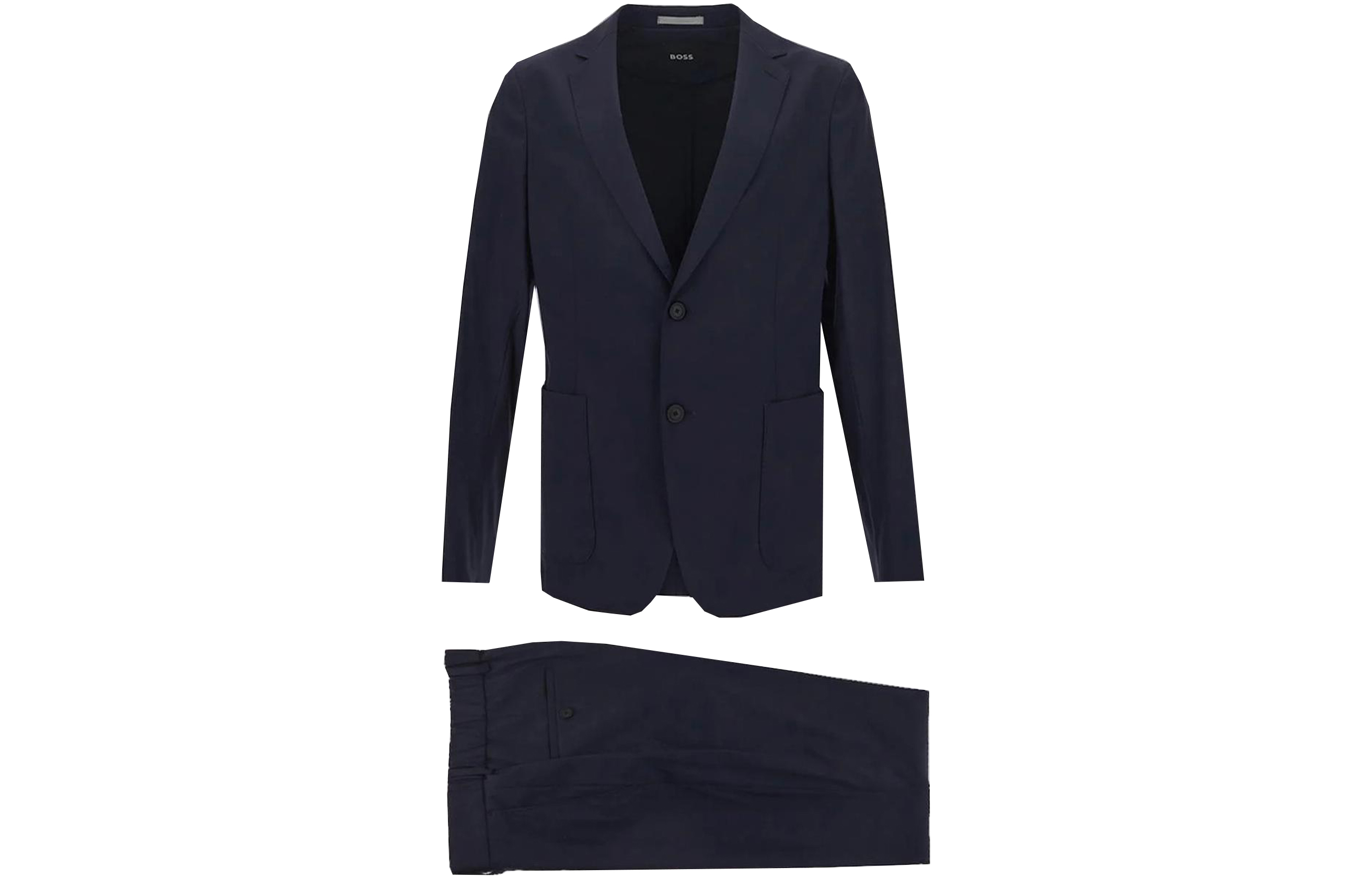 HUGO BOSS SS23  Navy Blue Single-Breasted Suit Set. 50484807-404