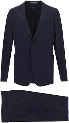 HUGO BOSS SS23 海軍藍單排扣西裝套裝 50484807-404 Buy HUGO BOSS SS23 海軍藍單排扣西裝套裝 50484807-404