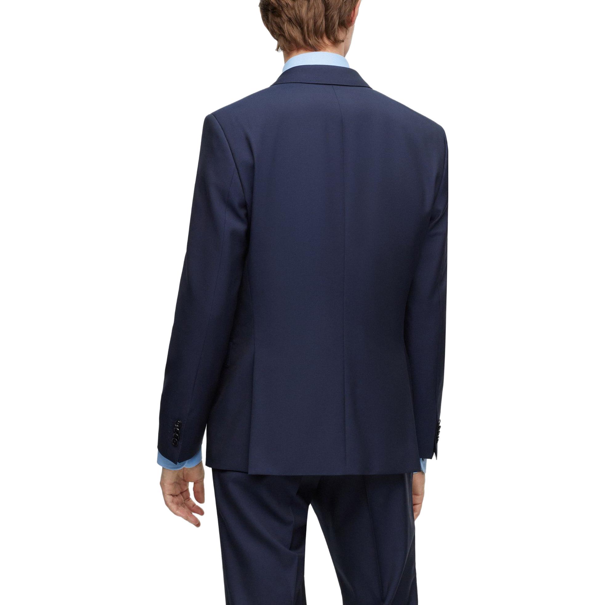 Details for ヒューゴボス SS23 スリムフィット シングルブレスト ダークブルー スーツセット 50498789-404