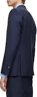 Sizing HUGO BOSS SS23 Slim-Fit Single-Breasted Dark Blue Suit Set. 50498789-404