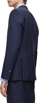 ヒューゴボス SS23 スリムフィット シングルブレスト ダークブルー スーツセット 50498789-404 Sizing ヒューゴボス SS23 スリムフィット シングルブレスト ダークブルー スーツセット 50498789-404
