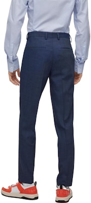 ヒューゴボス SS23 スリムフィット ソリッドツイルスーツ ネイビーブルー. 50495717-405 Details for ヒューゴボス SS23 スリムフィット ソリッドツイルスーツ ネイビーブルー. 50495717-405