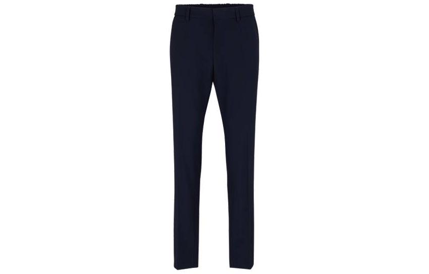 Order HUGO BOSS SS23  Slim Fit Wool Blend Casual Pants Blue 50497336-404