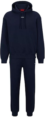 HUGO BOSS SS23 海軍藍純色連帽衫與運動褲套裝 50492581-405 Order HUGO BOSS SS23 海軍藍純色連帽衫與運動褲套裝 50492581-405