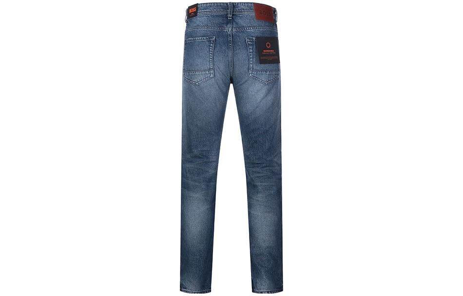 Lookbook HUGO BOSS SS23  Solid Mid-Rise Tapered Jeans Blue 50484283-411