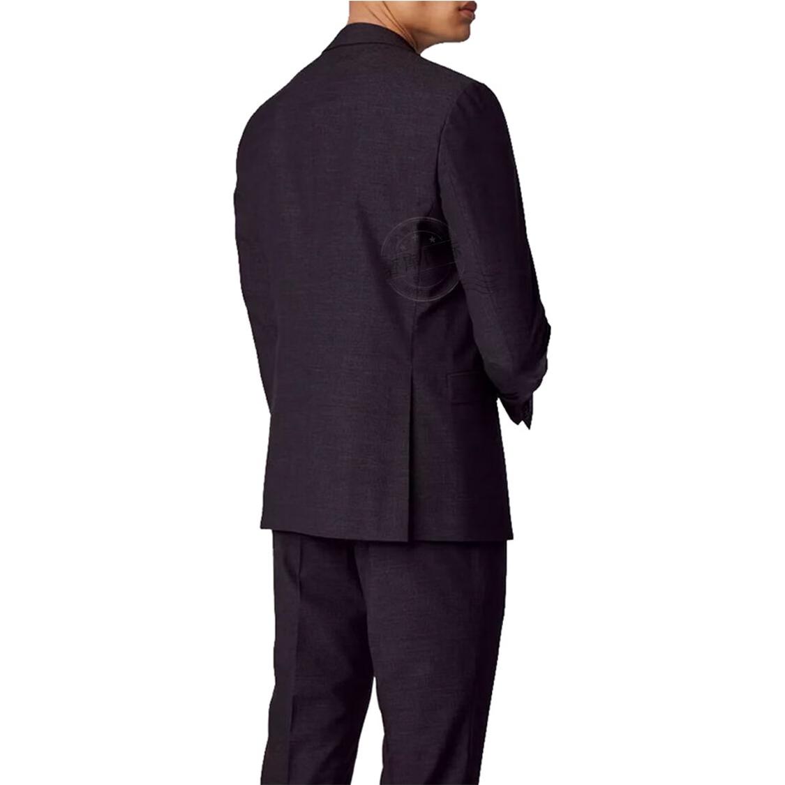 Shop HUGO BOSS SS23 Set Sut Kasual Single-Breasted - Kelabu 50433004 001