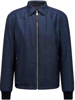 휴고 보스 SS23 솔리드 지퍼업 긴팔 재킷 블루 50472229-404 Order 휴고 보스 SS23 솔리드 지퍼업 긴팔 재킷 블루 50472229-404