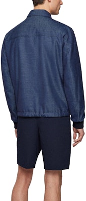 휴고 보스 SS23 솔리드 지퍼업 긴팔 재킷 블루 50472229-404 Purchase 휴고 보스 SS23 솔리드 지퍼업 긴팔 재킷 블루 50472229-404