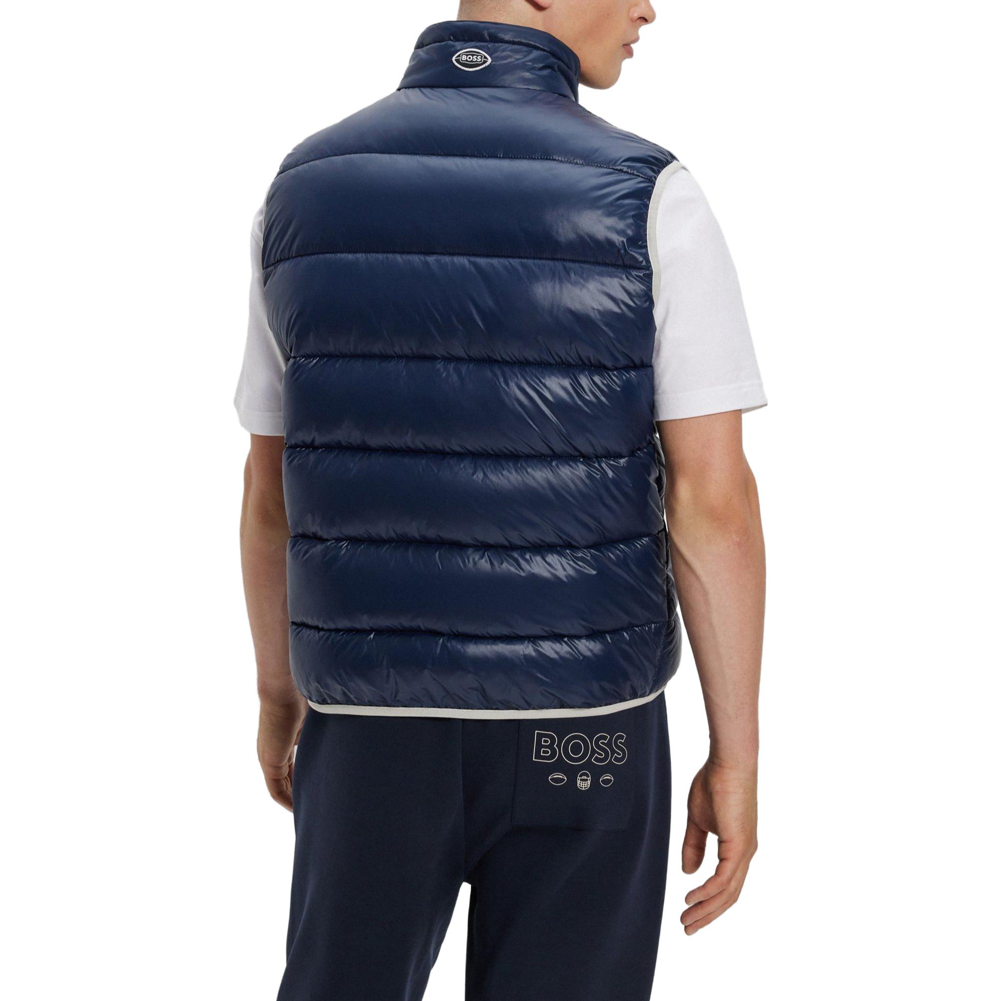 Purchase ヒューゴボス SS23 防水 パッド入り ベスト デニムブルー. 50505930-404