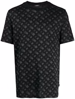 HUGO BOSS SS23 All-Over Print Crewneck T-Shirt Men in Night Black 50486218-010 HUGO BOSS SS23 All-Over Print Crewneck T-Shirt Men in Night Black 50486218-010