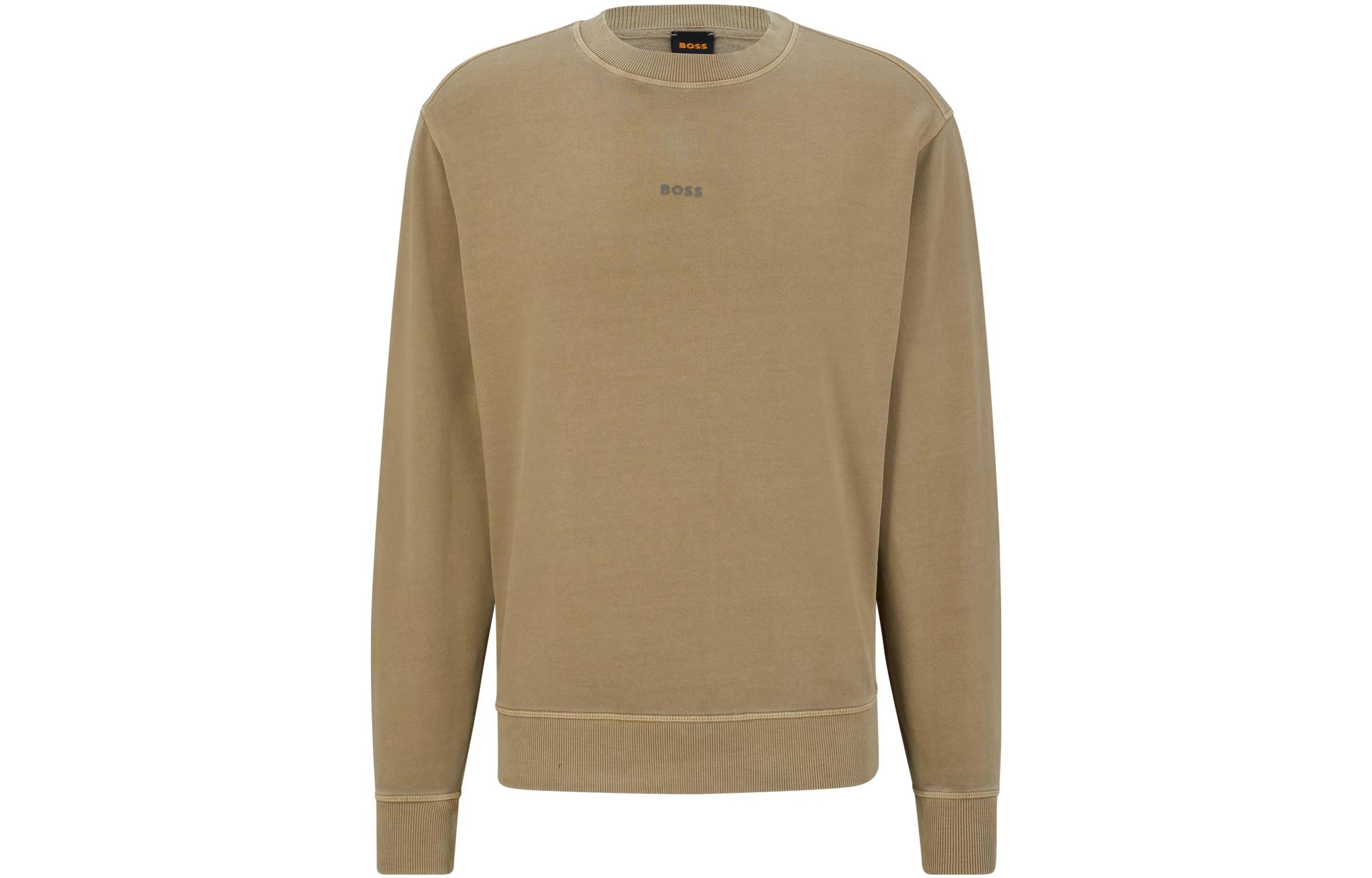 HUGO BOSS SS23 Beige Crewneck Sweatshirt 50472271-263