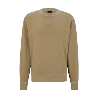 HUGO BOSS SS23 Beige Crewneck Sweatshirt 50472271-263