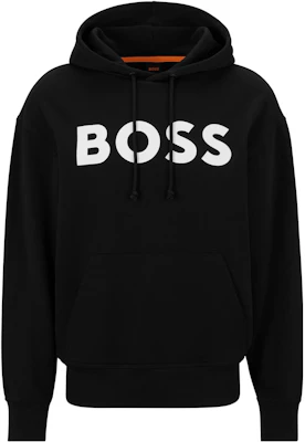 HUGO BOSS SS23 Hoodie Hitam dengan Cetakan Logo Solid 50487134-001 Buy HUGO BOSS SS23 Hoodie Hitam dengan Cetakan Logo Solid 50487134-001