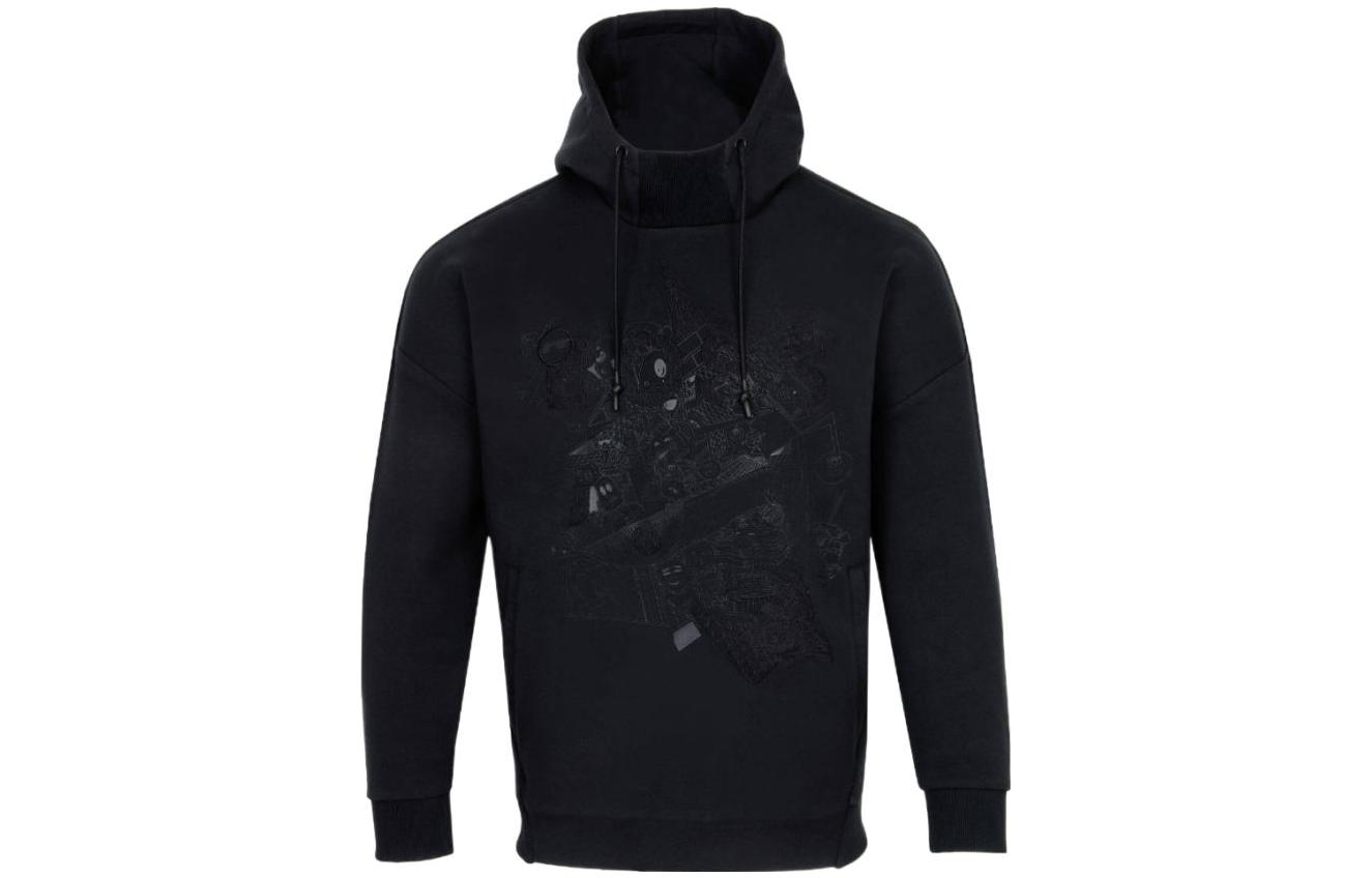 HUGO BOSS SS23 Black Pullover Sweatshirt with Comic Print 50462447-001