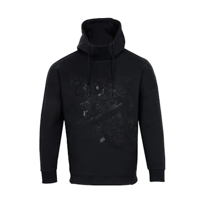 HUGO BOSS SS23 Black Pullover Sweatshirt with Comic Print 50462447-001