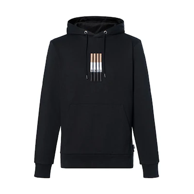 HUGO BOSS SS23 Black Series Logo Embroidered Sweatshirt - Black 50481751-001