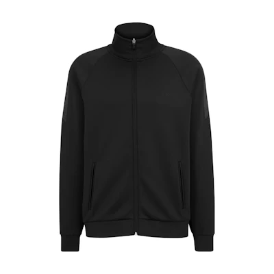 HUGO BOSS SS23 Black Stand Collar Long-Sleeve Jacket 50485504-001