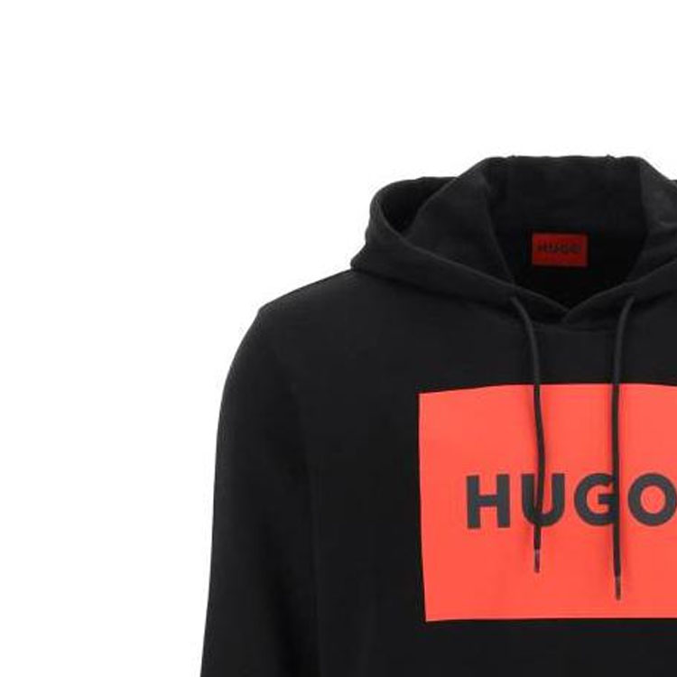Purchase 雨果博斯 SS23 拼色标志卫衣 - 黑色 50473168-001