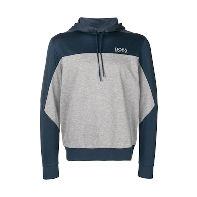 HUGO BOSS SS23 Colorblock Minimalist Pullover Sweatshirt SOULTECH-50399318-410