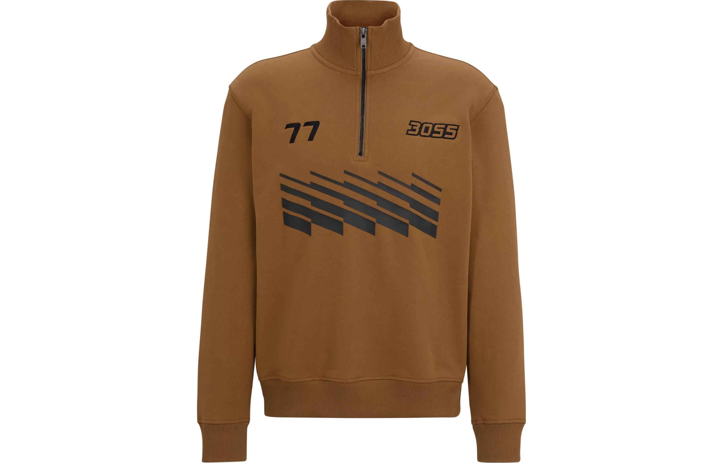 HUGO BOSS SS23 Digital Print Sweatshirt Brown () 50494954-280