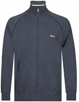 HUGO BOSS SS23 Embroidered Logo Zip-Up Long Sleeve Sweatshirt Jacket Grey 50469596-010 HUGO BOSS SS23 Embroidered Logo Zip-Up Long Sleeve Sweatshirt Jacket Grey 50469596-010