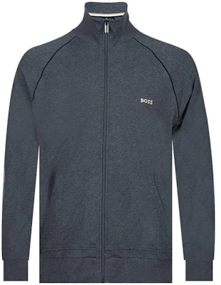 HUGO BOSS SS23 Embroidered Logo Zip-Up Long Sleeve Sweatshirt Jacket Grey 50469596-010 Buy HUGO BOSS SS23 Embroidered Logo Zip-Up Long Sleeve Sweatshirt Jacket Grey 50469596-010
