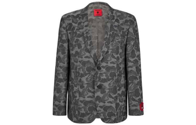 HUGO BOSS SS23 Fashion Loose Fit Long Sleeve Black Jacket 50486166-001